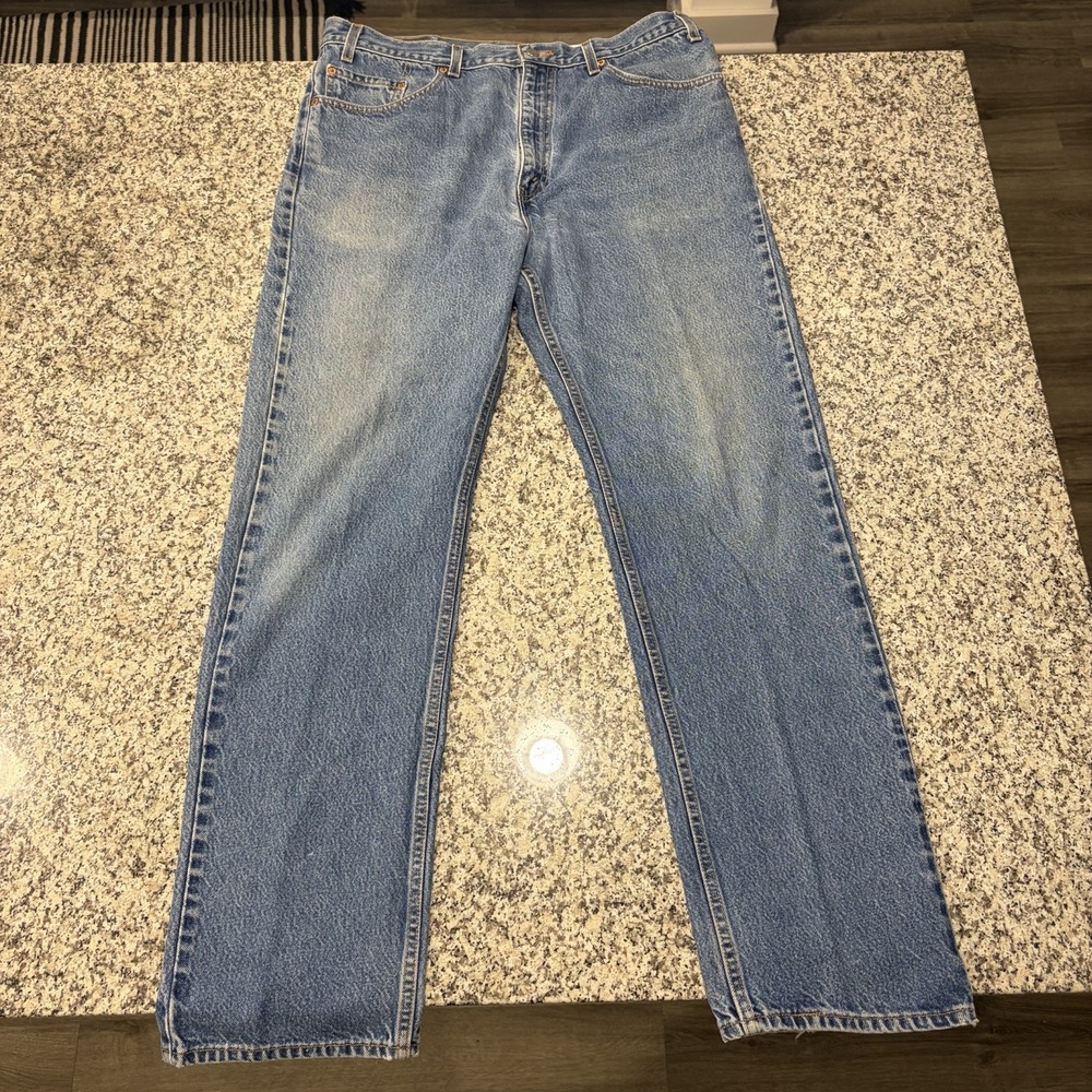 Vintage Y2K Levi's 505 Jeans Men's 38x34 Regular Fit Straight Leg Made in USA